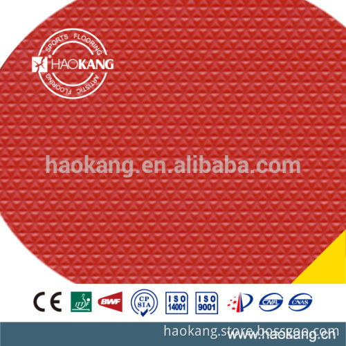 durable indoor PVC table tennis flooring